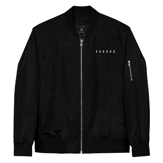 bomber jacket white void